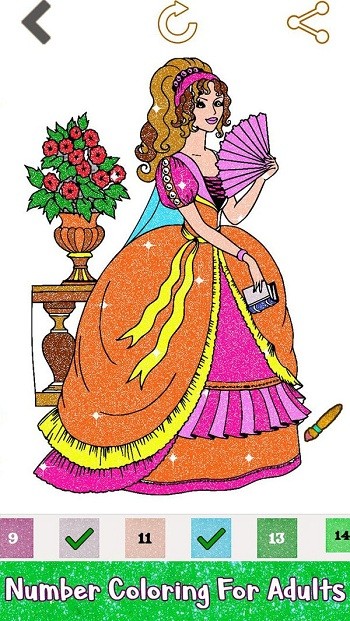 闪光公主绘画本游戏