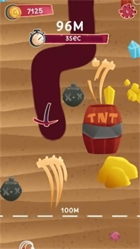 森林采矿竞赛游戏