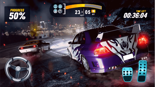 狂野超凡赛车游戏