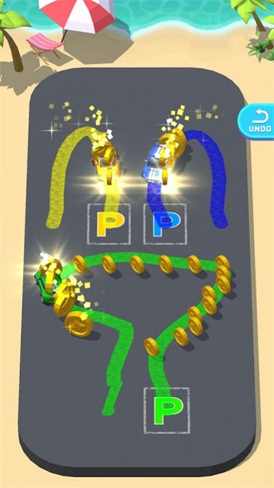 绘制停车场游戏(draw parking 3d)